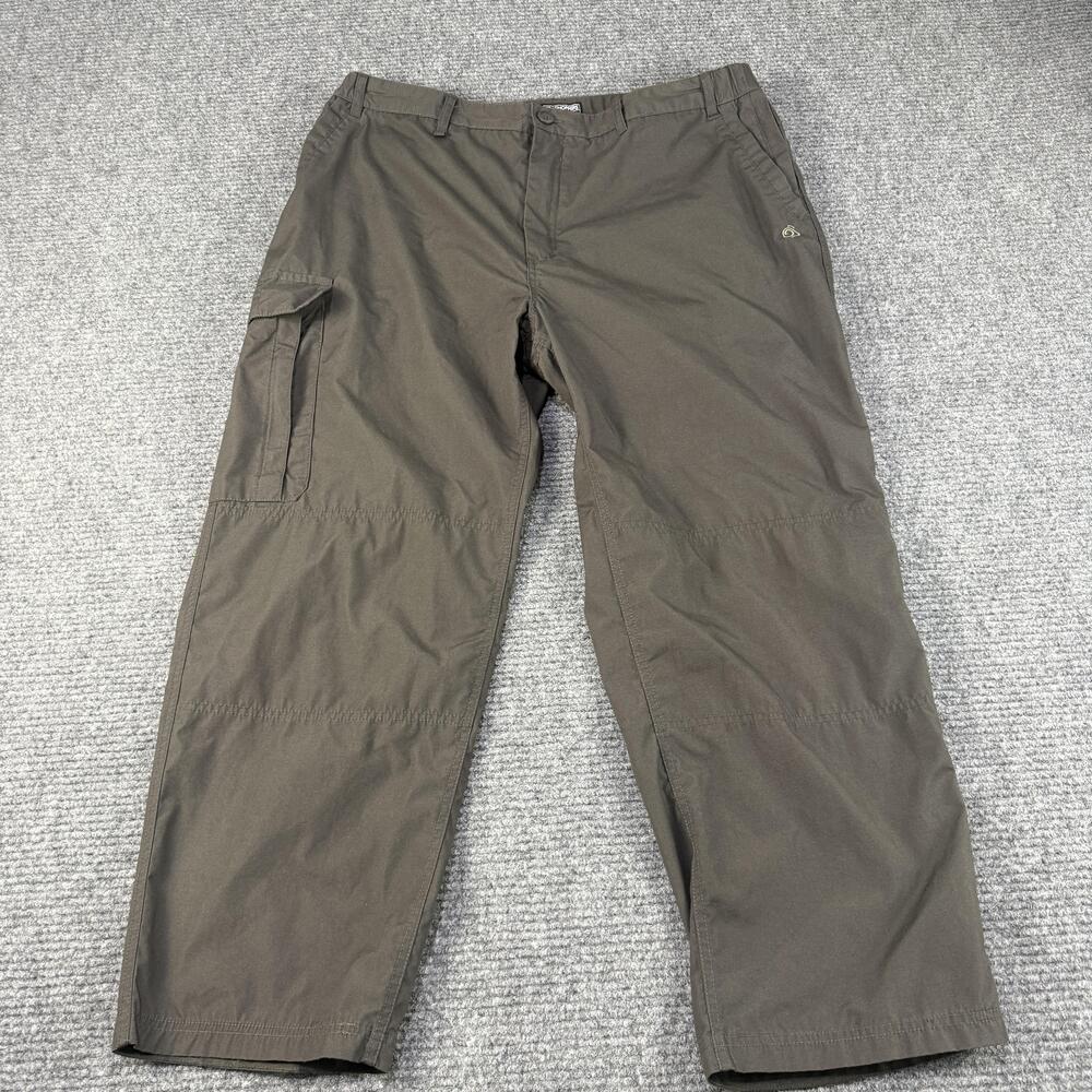 Craghoppers Kiwi Trousers Pants Mens 40 Brown Outdoor Hiking UPF 40+ Quick Dry
